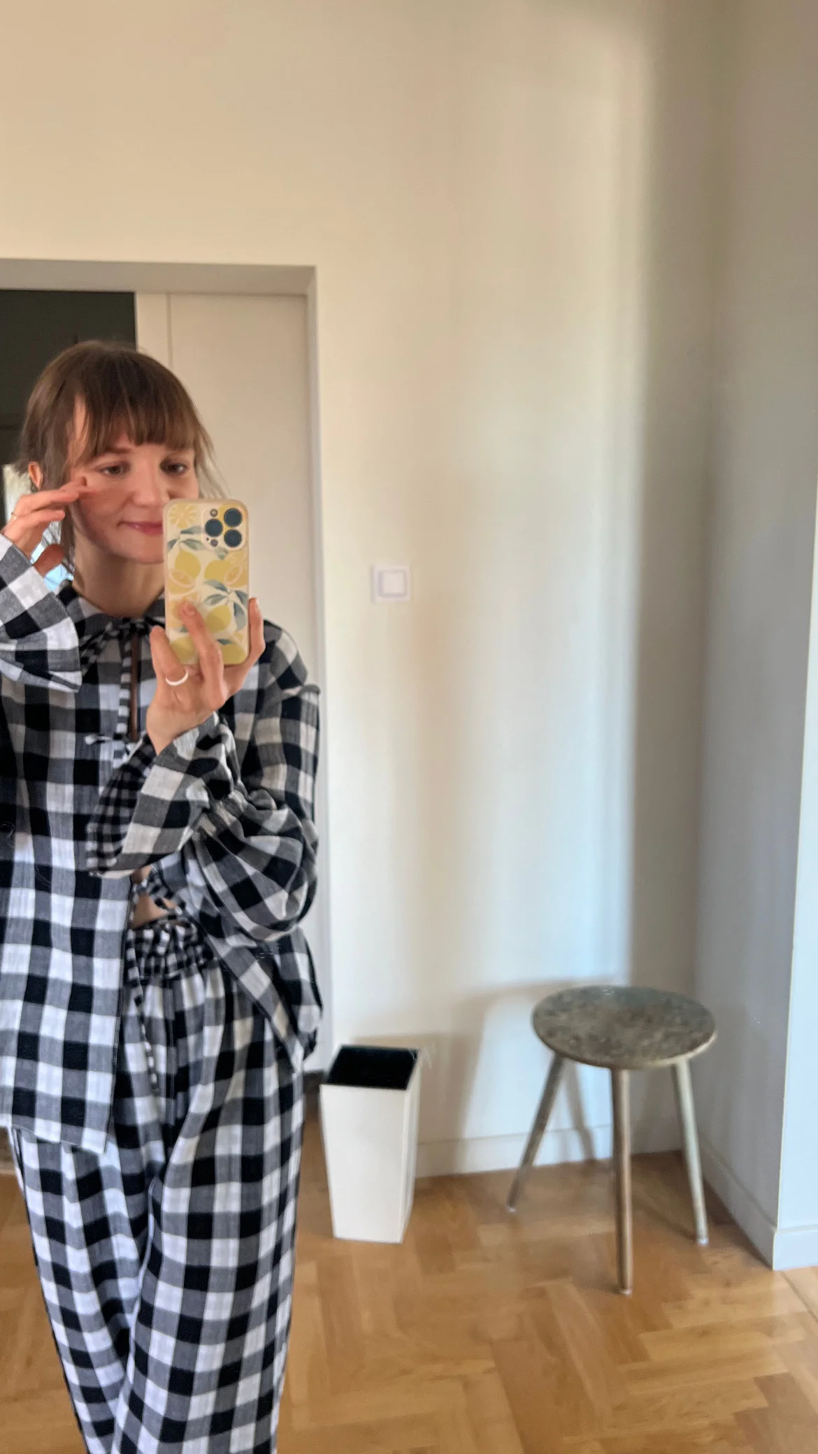 Dwustronna muślinowa koszula Sofia