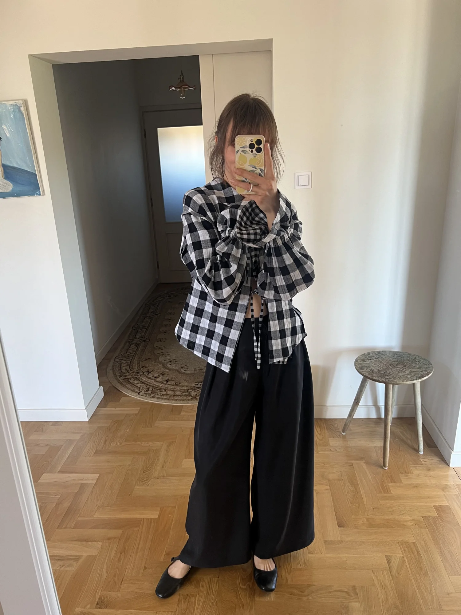 Dwustronna muślinowa koszula Sofia