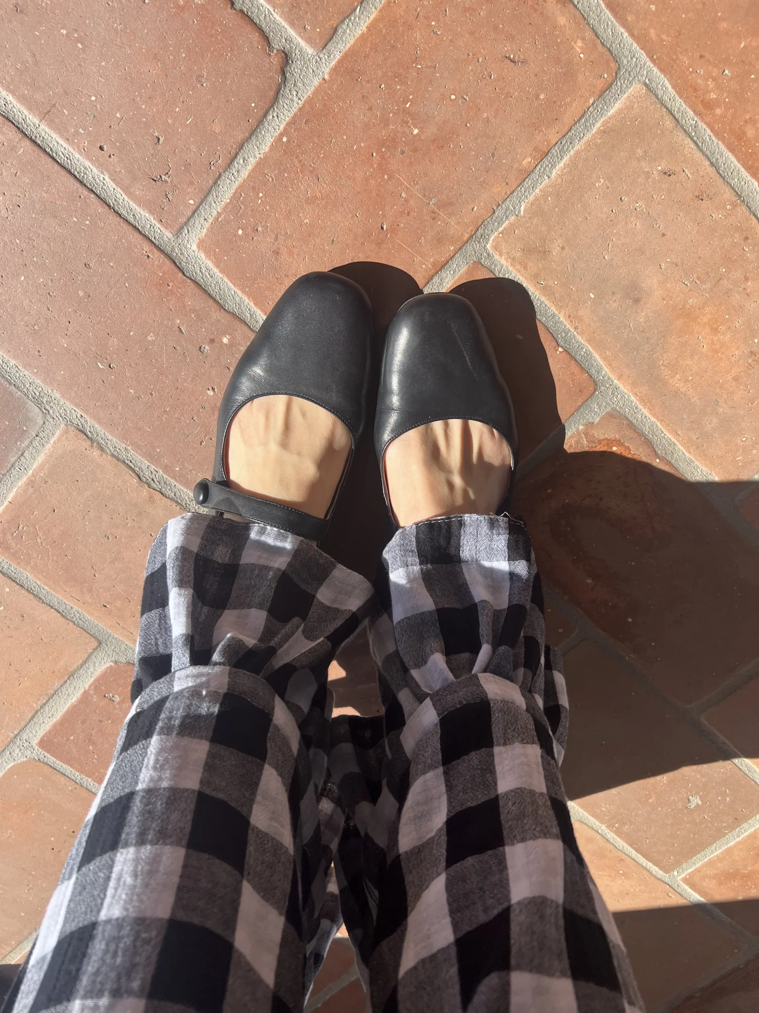 Dwustronne Muślinowe spodnie z falbaną Sofia