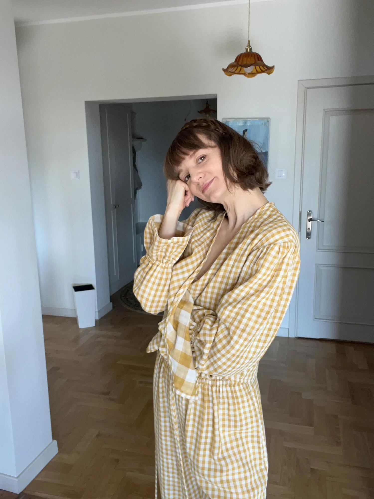 Muślinowa koszula z wiązaniem Stella