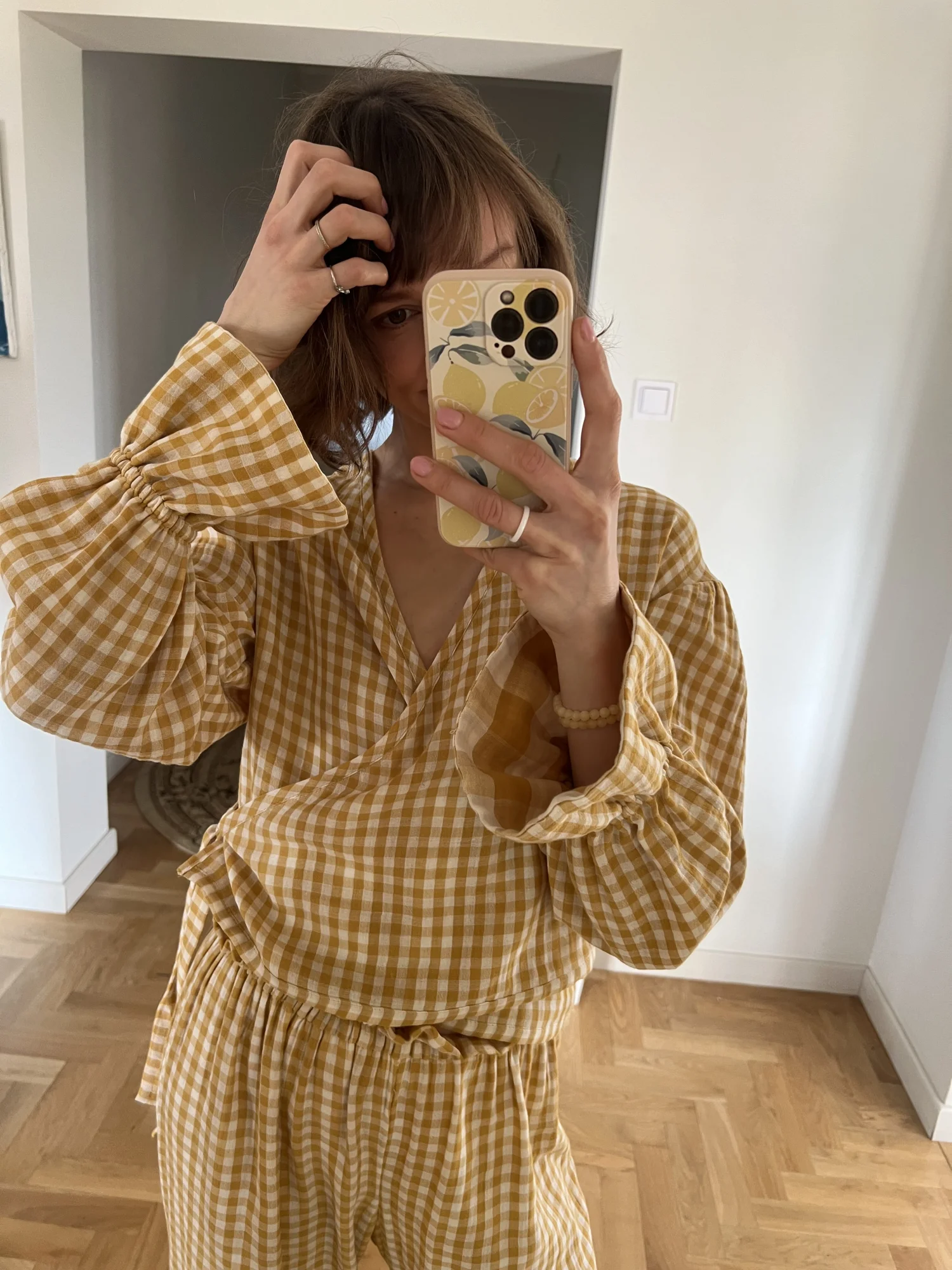 Muślinowa koszula z wiązaniem Stella