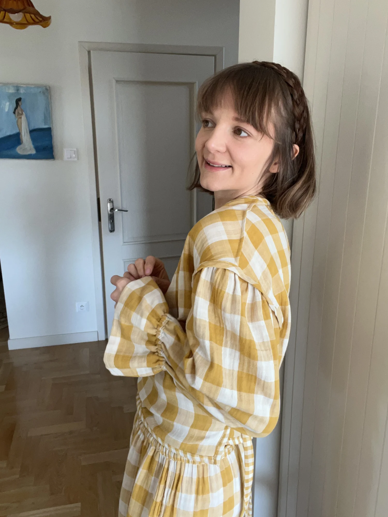 Muślinowa koszula z wiązaniem Stella