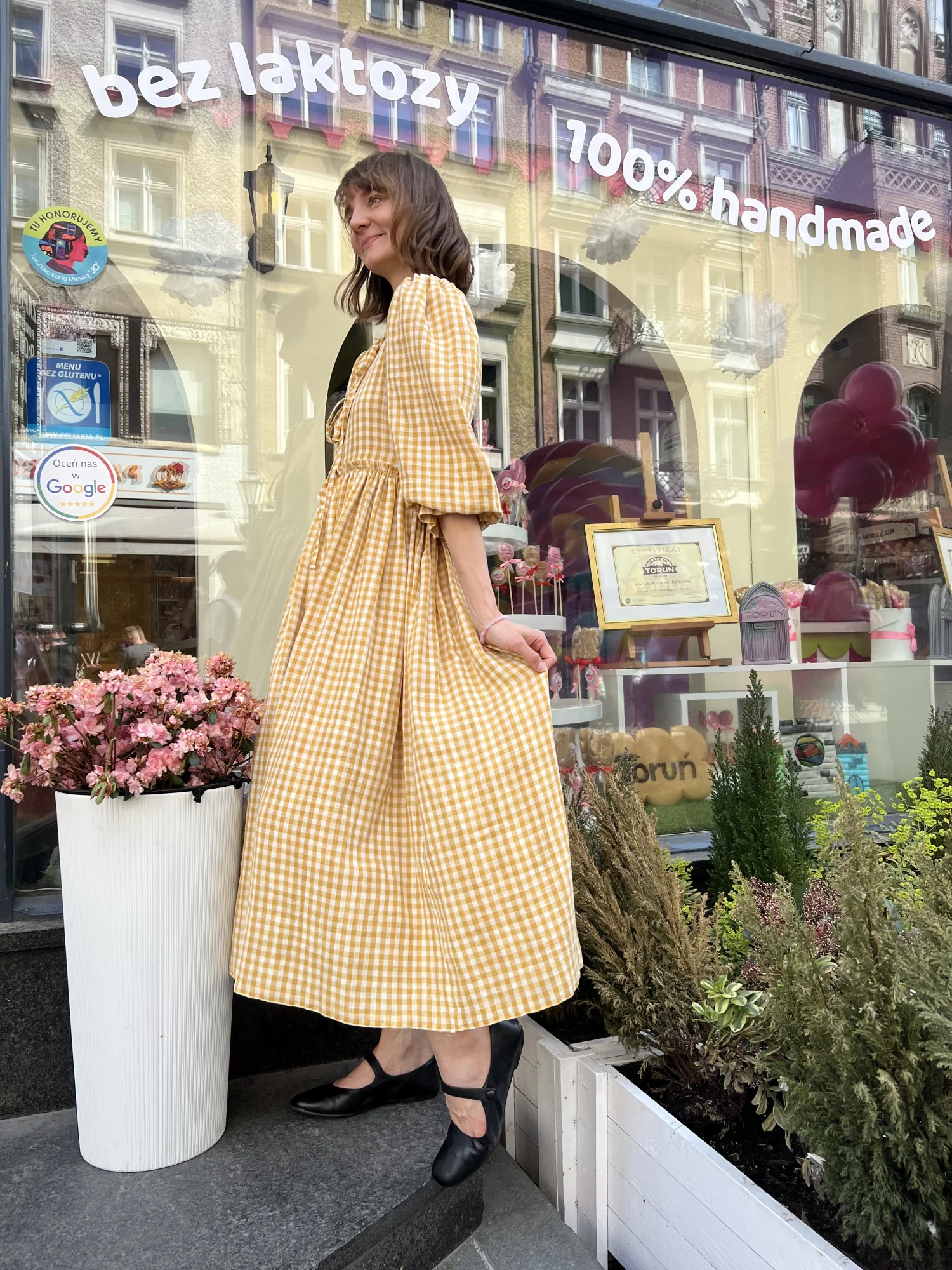 Dwustronna wiązana na sznureczki Sukienka  Michellle