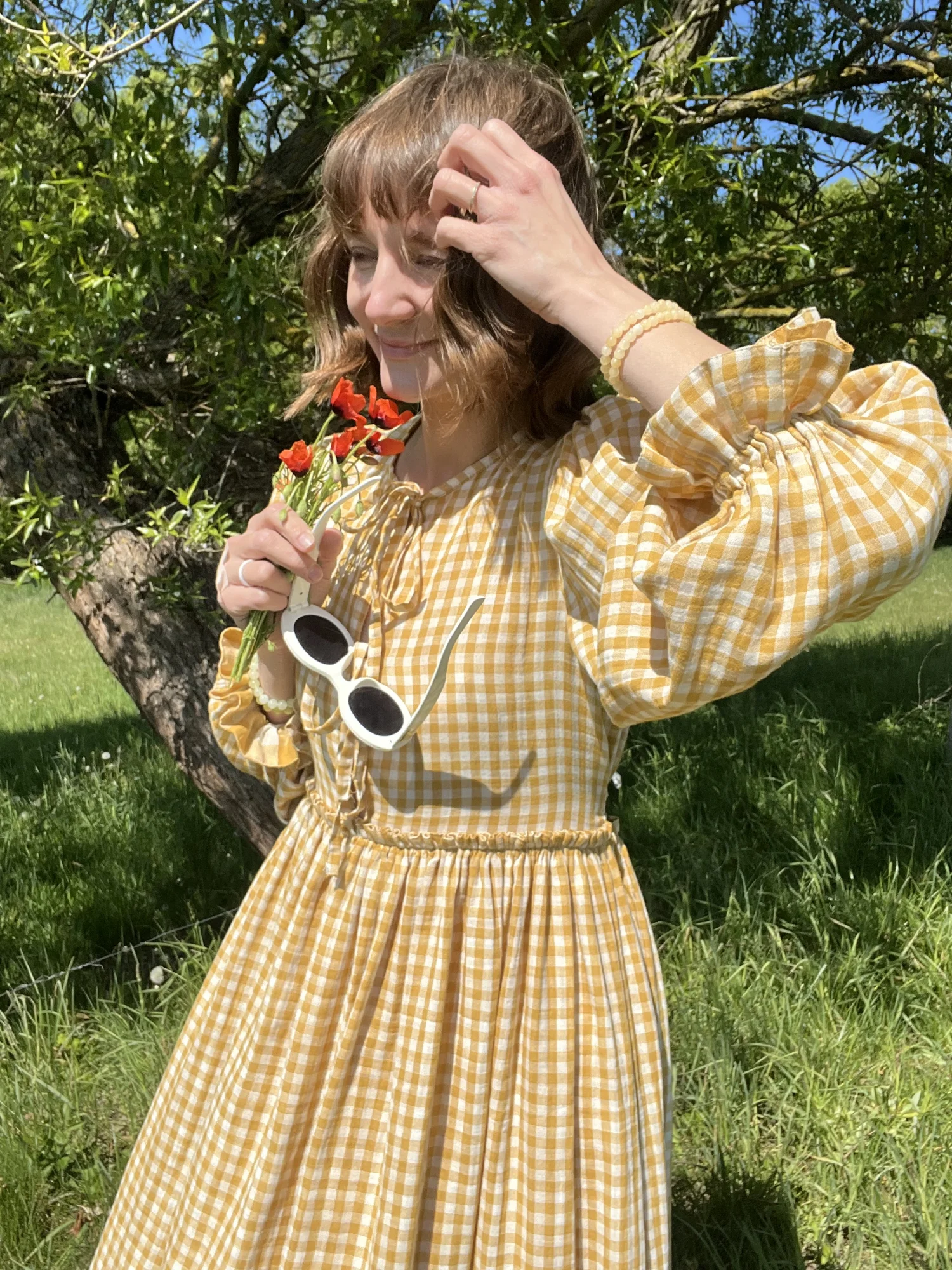 Dwustronna wiązana na sznureczki Sukienka  Michellle