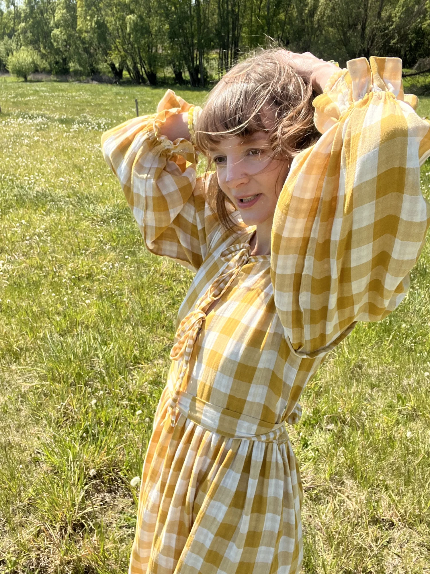 Dwustronna wiązana na sznureczki Sukienka  Michellle