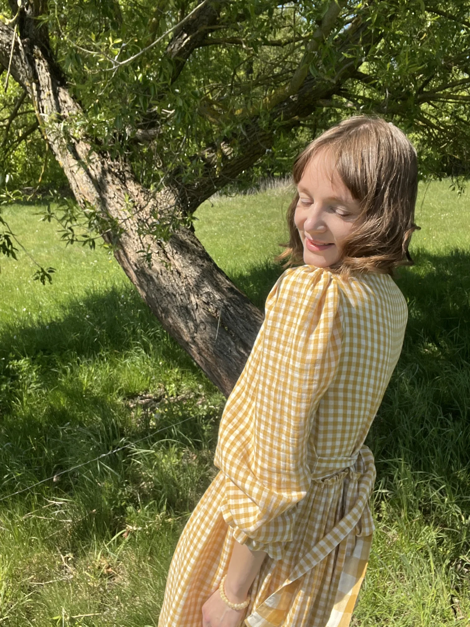 Dwustronna wiązana na sznureczki Sukienka  Michellle