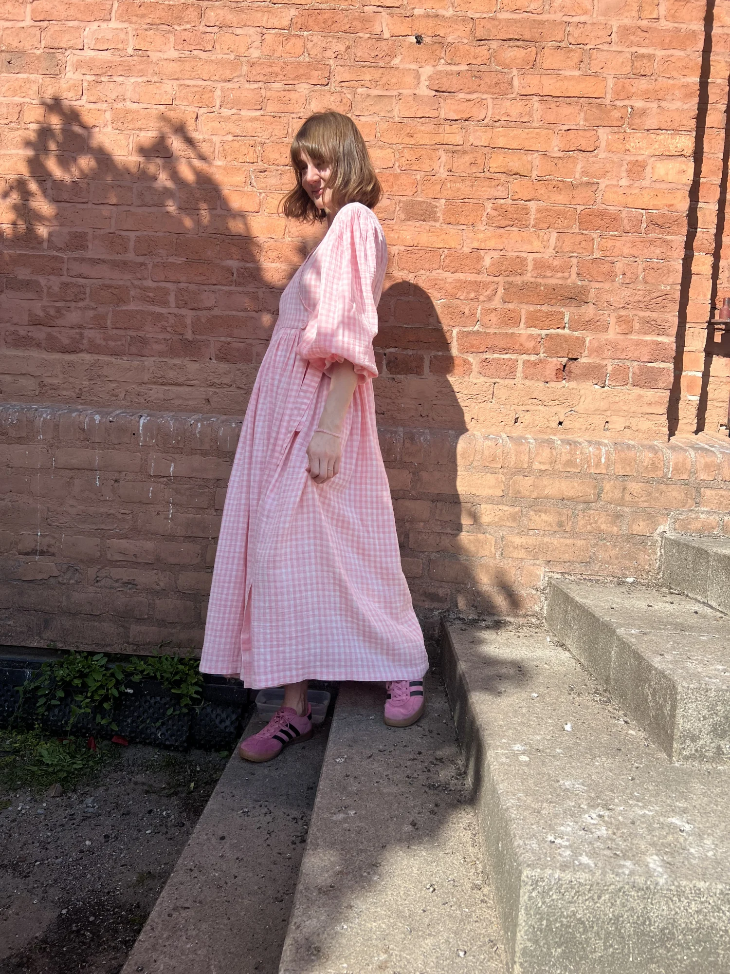 Dwustronna kopertowa sukienka Charlotte