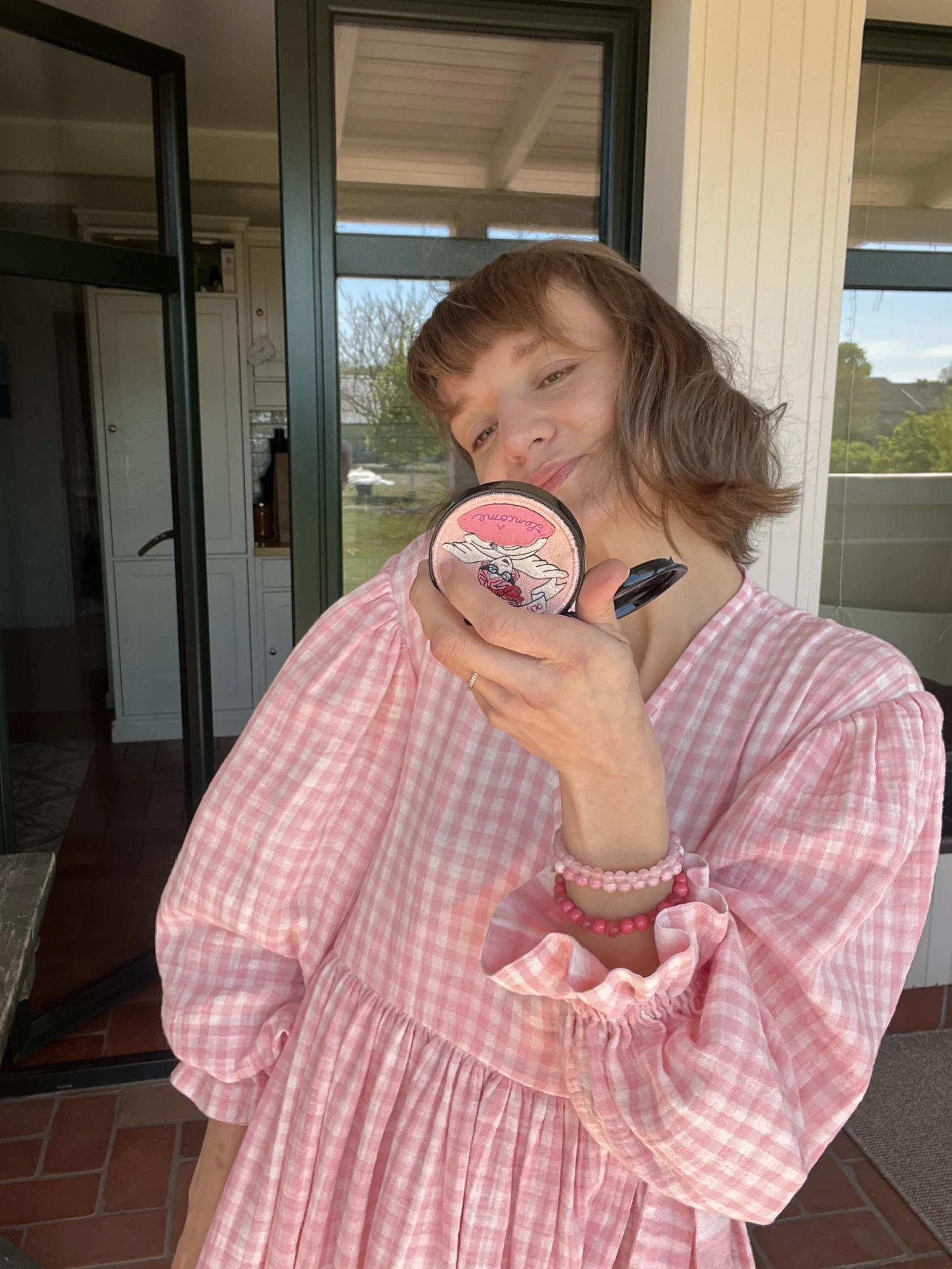 Dwustronna kopertowa sukienka Charlotte