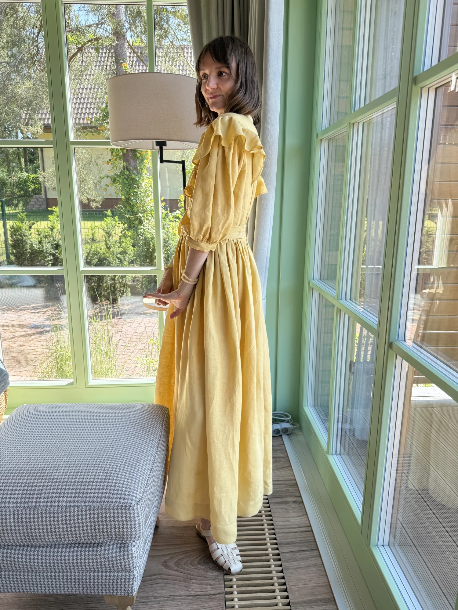 Lniana sukienka Grace