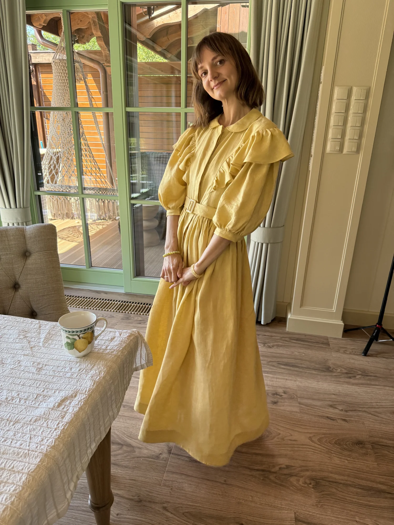 Lniana sukienka Grace