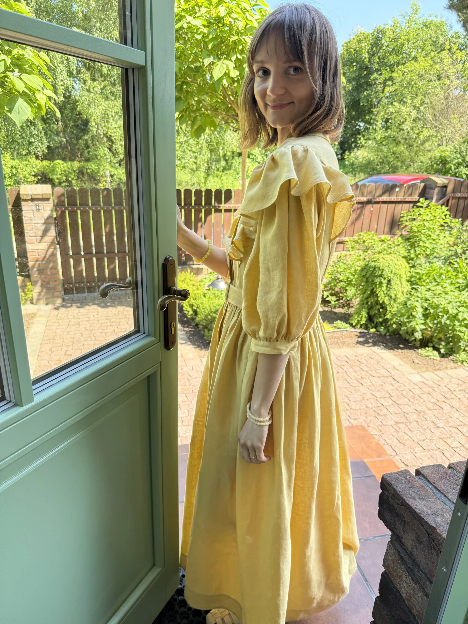 Lniana sukienka Grace